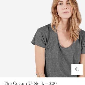 Everlane The Cotton U Neck Tee